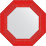 Зеркало Evoform Octagon 57х57 BY 3883 в багетной раме - Красная волна 89, купить, цена, заказать, магазин, доставка, скидка, промокод, купить, цена, заказать, магазин, доставка, скидка, промокод