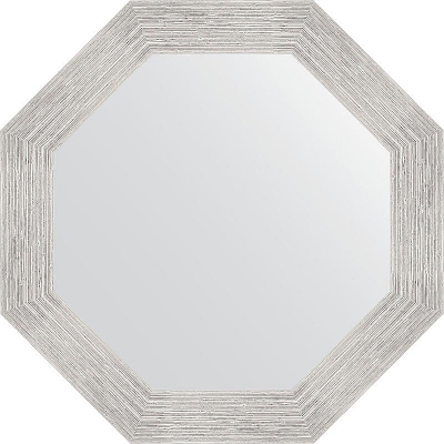 Зеркало Evoform Octagon 57х57 BY 3997 в багетной раме - Серебряный дождь 70