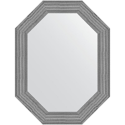 Зеркало Evoform Polygon 86х66 BY 7291 в багетной раме - Серебряная кольчуга 88