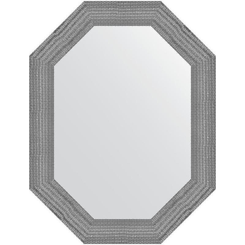 Зеркало Evoform Polygon 86х66 BY 7291 в багетной раме - Серебряная кольчуга 88, купить, цена, заказать, магазин, доставка, скидка, промокод, купить, цена, заказать, магазин, доставка, скидка, промокод
