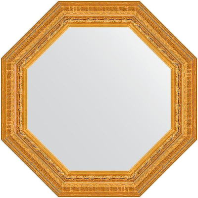 Зеркало Evoform Octagon 59х59 BY 7326 в багетной раме - Сусальное золото 80