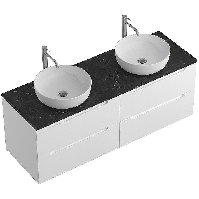 Тумба под раковину BelBagno Etna 140 ETNA-1400-4C-SO-2-BL подвесная Bianco Lucido, купить, цена, заказать, магазин, доставка, скидка, промокод, купить, цена, заказать, магазин, доставка, скидка, промокод