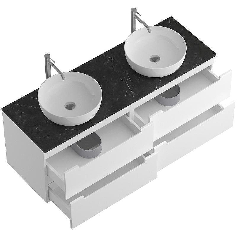 Тумба под раковину BelBagno Etna 140 ETNA-1400-4C-SO-2-BL подвесная Bianco Lucido, купить, цена, заказать, магазин, доставка, скидка, промокод, купить, цена, заказать, магазин, доставка, скидка, промокод