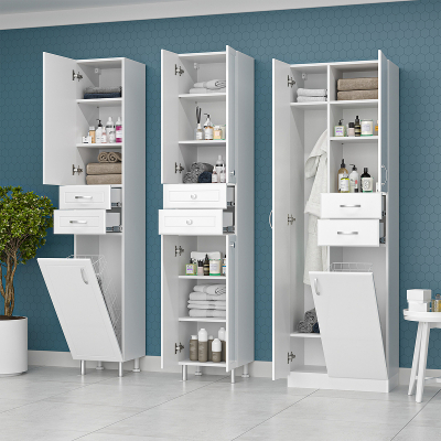 Шкаф пенал Misty 40 Э-05040-011Нж Белый глянцевый