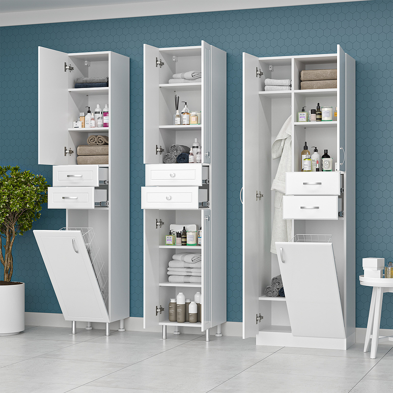 Шкаф пенал Misty 40 Э-05040-011Нж Белый глянцевый, купить, цена, заказать, магазин, доставка, скидка, промокод, купить, цена, заказать, магазин, доставка, скидка, промокод