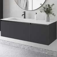 Тумба под раковину Boheme Armadi Art Quatro 2 120 790-M2-120-A-A подвесная Антрацит профиль Антрацит, купить, цена, заказать, магазин, доставка, скидка, промокод, купить, цена, заказать, магазин, доставка, скидка, промокод