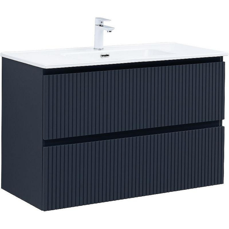 Тумба под раковину Aquanet Джейн 100 335431 подвесная Маренго, купить, цена, заказать, магазин, доставка, скидка, промокод, купить, цена, заказать, магазин, доставка, скидка, промокод