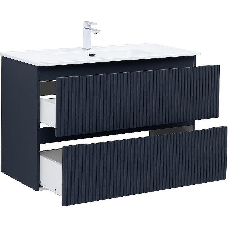 Тумба под раковину Aquanet Джейн 100 335431 подвесная Маренго, купить, цена, заказать, магазин, доставка, скидка, промокод, купить, цена, заказать, магазин, доставка, скидка, промокод