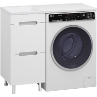 Тумба с раковиной Misty Байкал 100 L УТ000014749 Белая, купить, цена, заказать, магазин, доставка, скидка, промокод, купить, цена, заказать, магазин, доставка, скидка, промокод