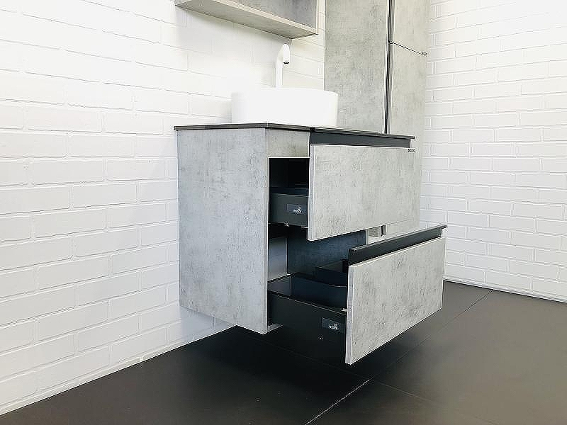 Тумба с раковиной Comforty Эдинбург 60-2 00-00005701 подвесная Бетон светлый, купить, цена, заказать, магазин, доставка, скидка, промокод, купить, цена, заказать, магазин, доставка, скидка, промокод