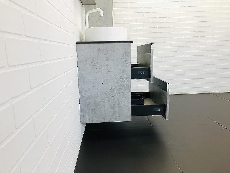 Тумба с раковиной Comforty Эдинбург 60-2 00-00005701 подвесная Бетон светлый, купить, цена, заказать, магазин, доставка, скидка, промокод, купить, цена, заказать, магазин, доставка, скидка, промокод