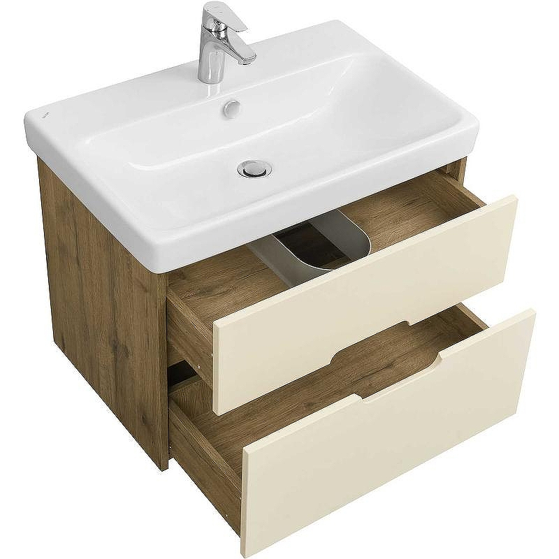 Тумба под раковину Aquaton Оливия 70 1A254301OLVG0 подвесная Бежевый Дуб велл, купить, цена, заказать, магазин, доставка, скидка, промокод, купить, цена, заказать, магазин, доставка, скидка, промокод