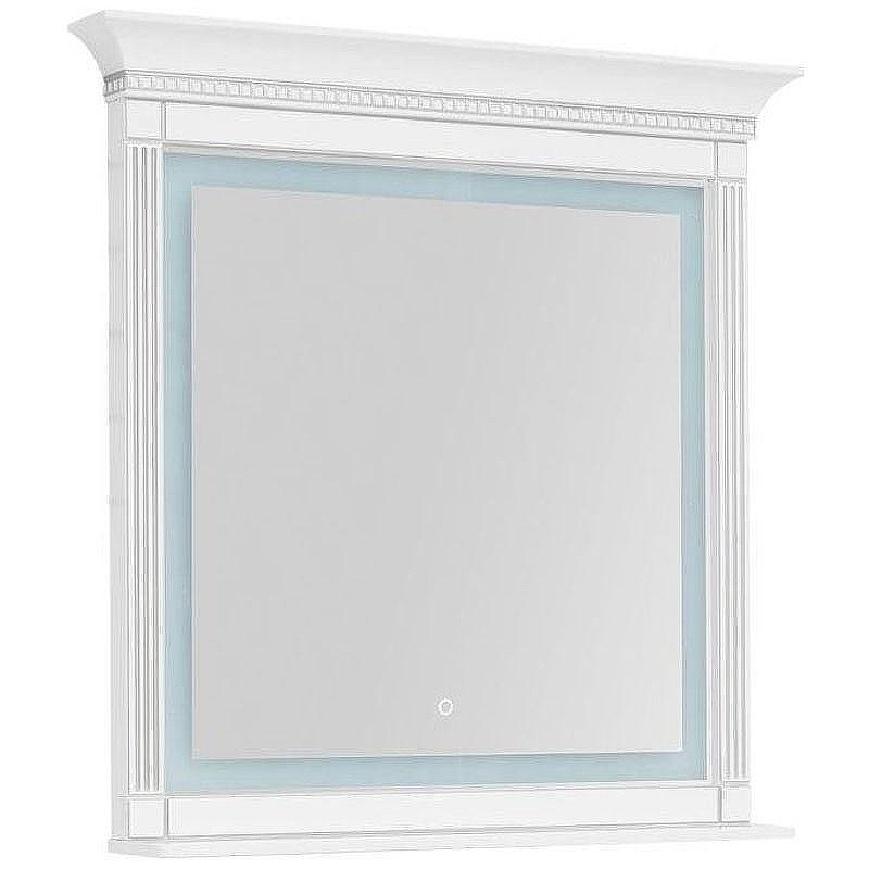 Зеркало Aquanet Селена 105 201647 с подсветкой с сенсорным выключателем Белое, купить, цена, заказать, магазин, доставка, скидка, промокод, купить, цена, заказать, магазин, доставка, скидка, промокод