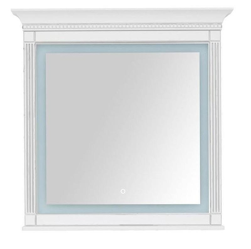 Зеркало Aquanet Селена 105 201647 с подсветкой с сенсорным выключателем Белое, купить, цена, заказать, магазин, доставка, скидка, промокод, купить, цена, заказать, магазин, доставка, скидка, промокод