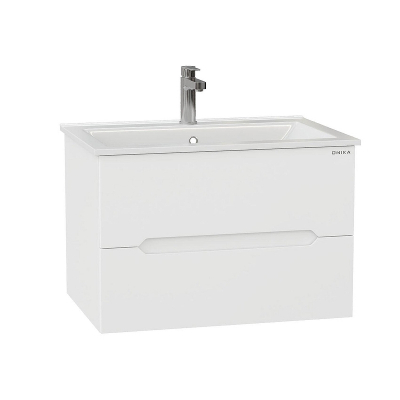 Тумба под раковину Onika Айленд 70 107063 подвесная цвет Белый