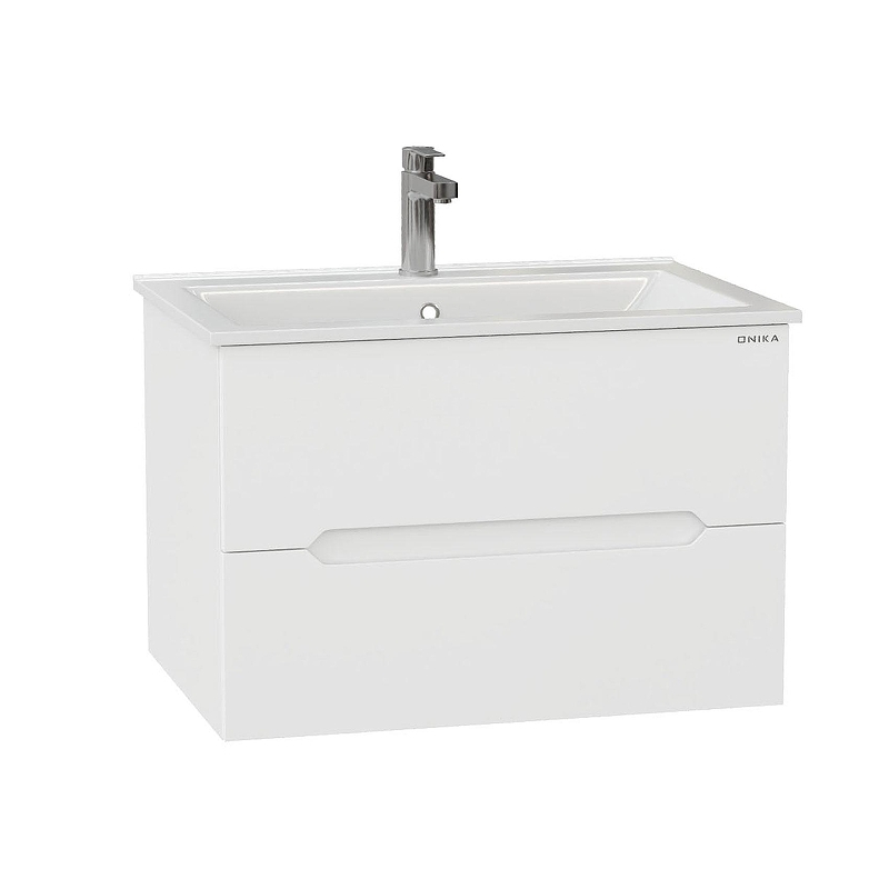 Тумба под раковину Onika Айленд 70 107063 подвесная цвет Белый, купить, цена, заказать, магазин, доставка, скидка, промокод, купить, цена, заказать, магазин, доставка, скидка, промокод