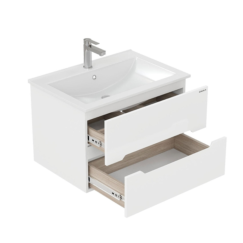 Тумба под раковину Onika Айленд 70 107063 подвесная цвет Белый, купить, цена, заказать, магазин, доставка, скидка, промокод, купить, цена, заказать, магазин, доставка, скидка, промокод