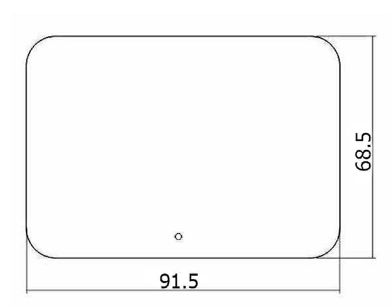 Зеркало Creto Milano 91 1-915685M с подсветкой с сенсорным выключателем, купить, цена, заказать, магазин, доставка, скидка, промокод, купить, цена, заказать, магазин, доставка, скидка, промокод