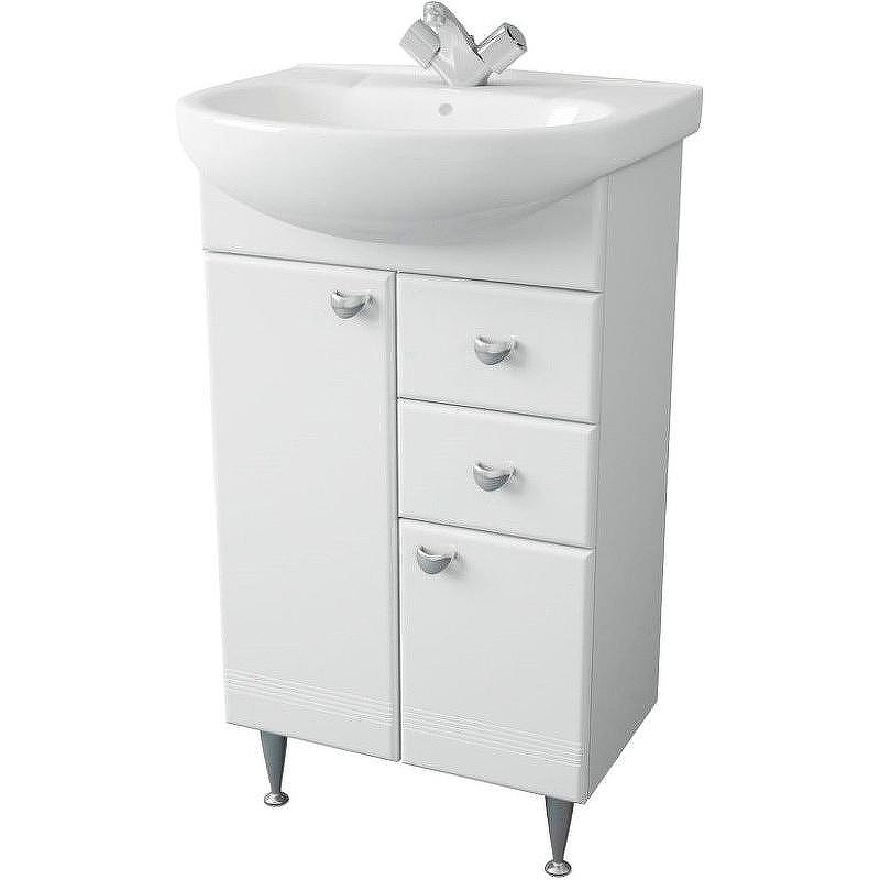 Тумба под раковину 1MarKa Story 55Н R У99316 Белый глянец, купить, цена, заказать, магазин, доставка, скидка, промокод, купить, цена, заказать, магазин, доставка, скидка, промокод