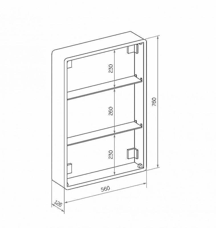 Зеркальный шкаф Art&Max Platino AM-Pla-600-800-1D-L-DS-F с подсветкой с сенсорным выключателем Белый, купить, цена, заказать, магазин, доставка, скидка, промокод, купить, цена, заказать, магазин, доставка, скидка, промокод