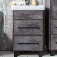 Тумба под раковину Бриклаер Чили 55 4627125415203 Цемент, купить, цена, заказать, магазин, доставка, скидка, промокод, купить, цена, заказать, магазин, доставка, скидка, промокод