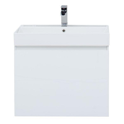 Тумба под раковину Aquanet Йорк 70 202093 подвесная Белый глянец