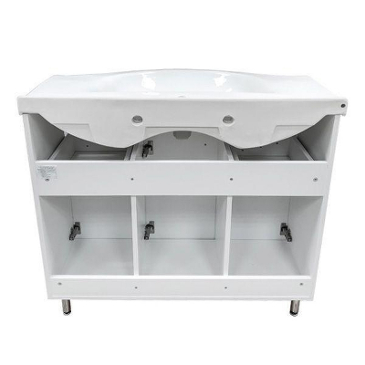 Тумба с раковиной Comforty Сочи 100 00004134582 Белая