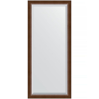 Зеркало Evoform Exclusive 162х72 BY 1207 с фацетом в багетной раме - Орех 65, купить, цена, заказать, магазин, доставка, скидка, промокод, купить, цена, заказать, магазин, доставка, скидка, промокод