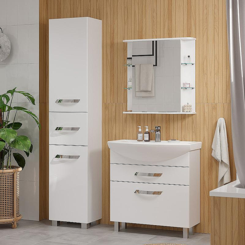 Шкаф пенал Volna Onda 40 pnONDA40-01 Белый, купить, цена, заказать, магазин, доставка, скидка, промокод, купить, цена, заказать, магазин, доставка, скидка, промокод