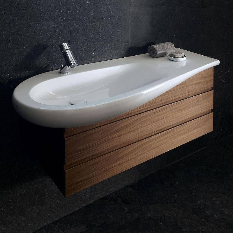 Тумба под раковину Laufen Alessi One 135 4.2436.0.097.630.1 подвесная Орех, купить, цена, заказать, магазин, доставка, скидка, промокод, купить, цена, заказать, магазин, доставка, скидка, промокод