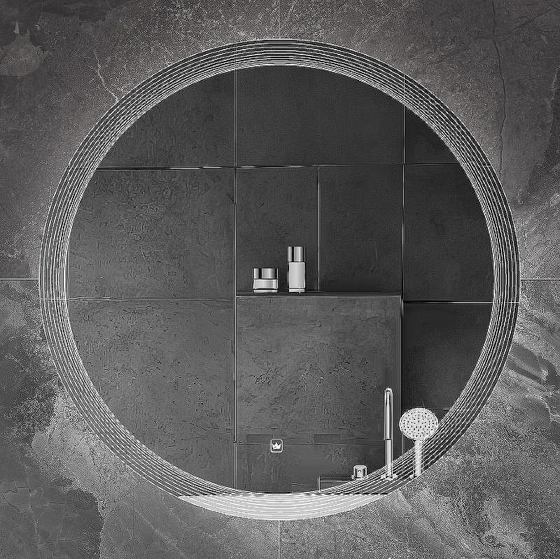 Зеркало Cezares Eco 70 CZR-SPC-ECO-700-LED-TCH с подсветкой с лазерной гравировкой и сенсорным выключателем, купить, цена, заказать, магазин, доставка, скидка, промокод, купить, цена, заказать, магазин, доставка, скидка, промокод