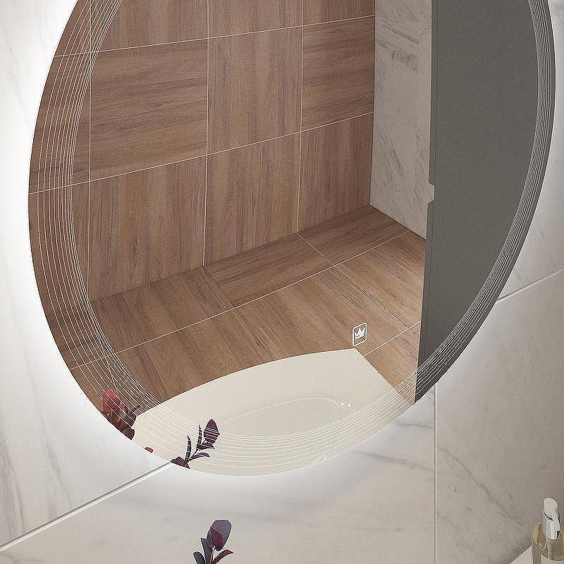 Зеркало Cezares Eco 70 CZR-SPC-ECO-700-LED-TCH с подсветкой с лазерной гравировкой и сенсорным выключателем, купить, цена, заказать, магазин, доставка, скидка, промокод, купить, цена, заказать, магазин, доставка, скидка, промокод