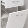 Шкаф пенал Runo Севилья 35 R 00000000601 с бельевой корзиной Белый, купить, цена, заказать, магазин, доставка, скидка, промокод, купить, цена, заказать, магазин, доставка, скидка, промокод