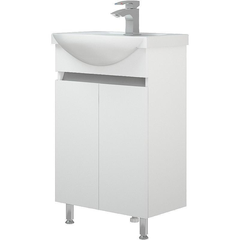 Тумба под раковину Corozo Джуно 50 M SD-00000691 Белая, купить, цена, заказать, магазин, доставка, скидка, промокод, купить, цена, заказать, магазин, доставка, скидка, промокод