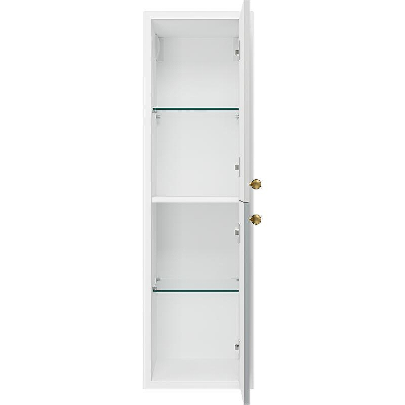 Шкаф пенал Brevita 50 Shades of Grey Анастейша 35 R Ана-05035-01-01П подвесной Белый матовый Серый матовый, купить, цена, заказать, магазин, доставка, скидка, промокод, купить, цена, заказать, магазин, доставка, скидка, промокод