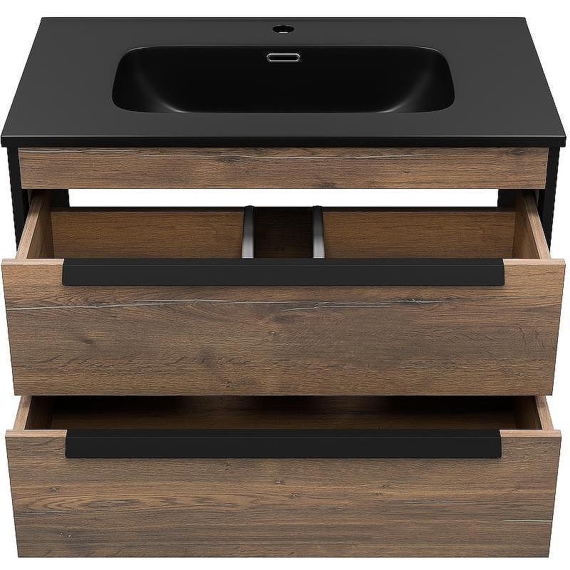 Тумба с раковиной Brevita Monsour 80 УТ000015278 подвесная Дуб Галифакс олово Черный кварц, купить, цена, заказать, магазин, доставка, скидка, промокод, купить, цена, заказать, магазин, доставка, скидка, промокод