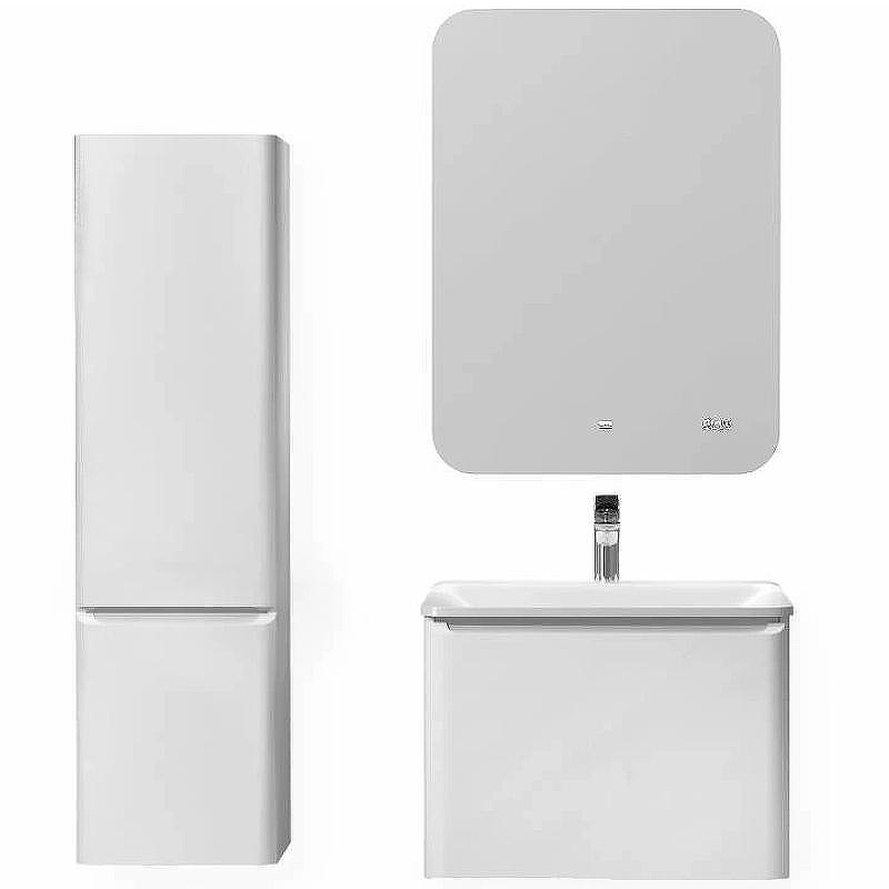 Тумба под раковину Raval Welto 60 Wel.01.60/P/W/RL подвесная Белая, купить, цена, заказать, магазин, доставка, скидка, промокод, купить, цена, заказать, магазин, доставка, скидка, промокод