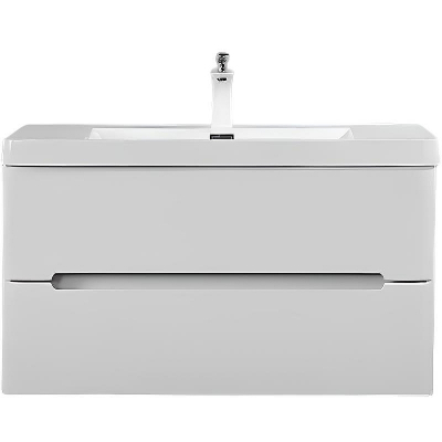 Тумба с раковиной Parly Spa River 60 River60 10102 подвесная Лилейно-белая