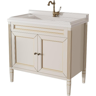 Тумба под раковину Caprigo Albion Promo 90 33319UV-011.VOT.00.20 Бежевая матовая