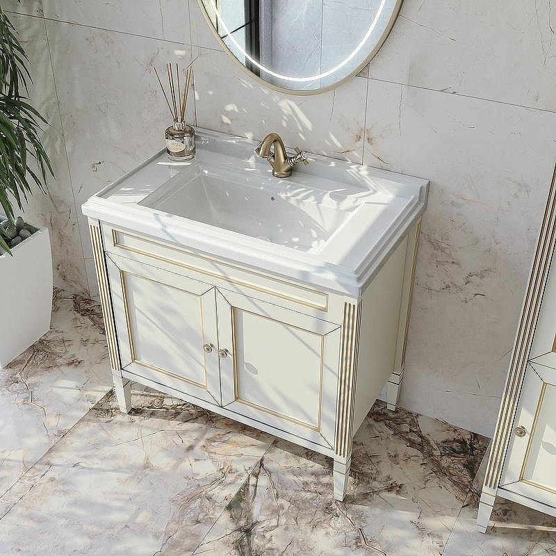 Тумба под раковину Caprigo Albion Promo 90 33319UV-011.VOT.00.20 Бежевая матовая, купить, цена, заказать, магазин, доставка, скидка, промокод, купить, цена, заказать, магазин, доставка, скидка, промокод