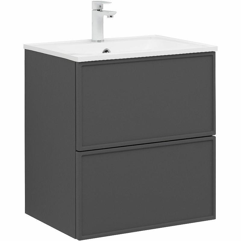 Тумба под раковину Aquanet Арт 60 329063 подвесная Ясень графит, купить, цена, заказать, магазин, доставка, скидка, промокод, купить, цена, заказать, магазин, доставка, скидка, промокод