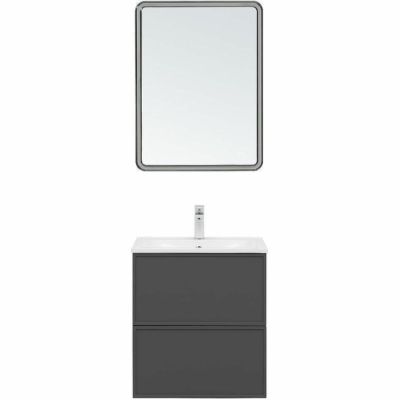 Тумба под раковину Aquanet Арт 60 329063 подвесная Ясень графит, купить, цена, заказать, магазин, доставка, скидка, промокод, купить, цена, заказать, магазин, доставка, скидка, промокод