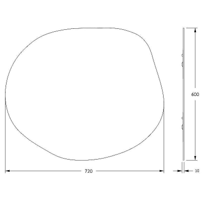 Зеркало Evoform Essence 60х72 BY 0323 с полированной кромкой
