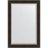 Зеркало Evoform Exclusive 94х64 BY 3925 с фацетом в багетной раме - Черное дерево с золотом 71, купить, цена, заказать, магазин, доставка, скидка, промокод, купить, цена, заказать, магазин, доставка, скидка, промокод