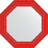 Зеркало Evoform Octagon 67х67 BY 3884 в багетной раме - Красная волна 89, купить, цена, заказать, магазин, доставка, скидка, промокод, купить, цена, заказать, магазин, доставка, скидка, промокод