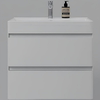 Тумба под раковину Style Line Атлантика 70 Люкс Plus СС-00002339 подвесная Белая матовая антискрейтч, купить, цена, заказать, магазин, доставка, скидка, промокод, купить, цена, заказать, магазин, доставка, скидка, промокод