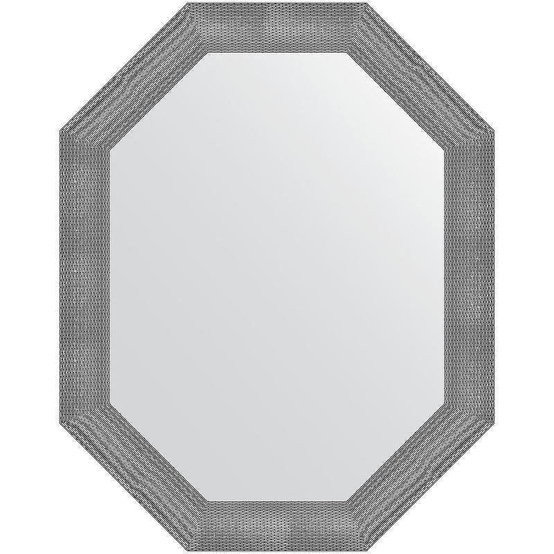 Зеркало Evoform Polygon 96х76 BY 7292 в багетной раме - Серебряная кольчуга 88, купить, цена, заказать, магазин, доставка, скидка, промокод, купить, цена, заказать, магазин, доставка, скидка, промокод