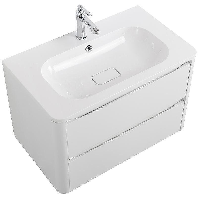 Тумба под раковину Cezares Relax 80 RELAX-800-2C-SO-BL подвесная Bianco Lucido, купить, цена, заказать, магазин, доставка, скидка, промокод, купить, цена, заказать, магазин, доставка, скидка, промокод