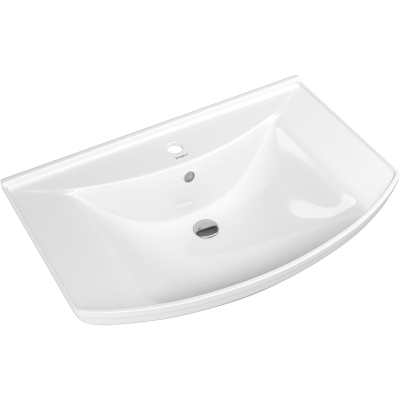 Тумба с раковиной Misty Лувр 75 УТ000005243 Слоновая кость