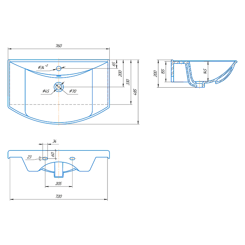 Тумба с раковиной Misty Лувр 75 УТ000005243 Слоновая кость, купить, цена, заказать, магазин, доставка, скидка, промокод, купить, цена, заказать, магазин, доставка, скидка, промокод